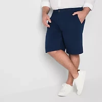St. John's Bay Comfort Waist 10" & 11" Mens Big and Tall Stretch Fabric Chino Short