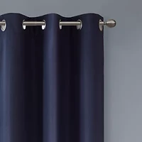 INK+IVY Kids Quest Rod Pocket Back Tab 100% Blackout Single Curtain Panel