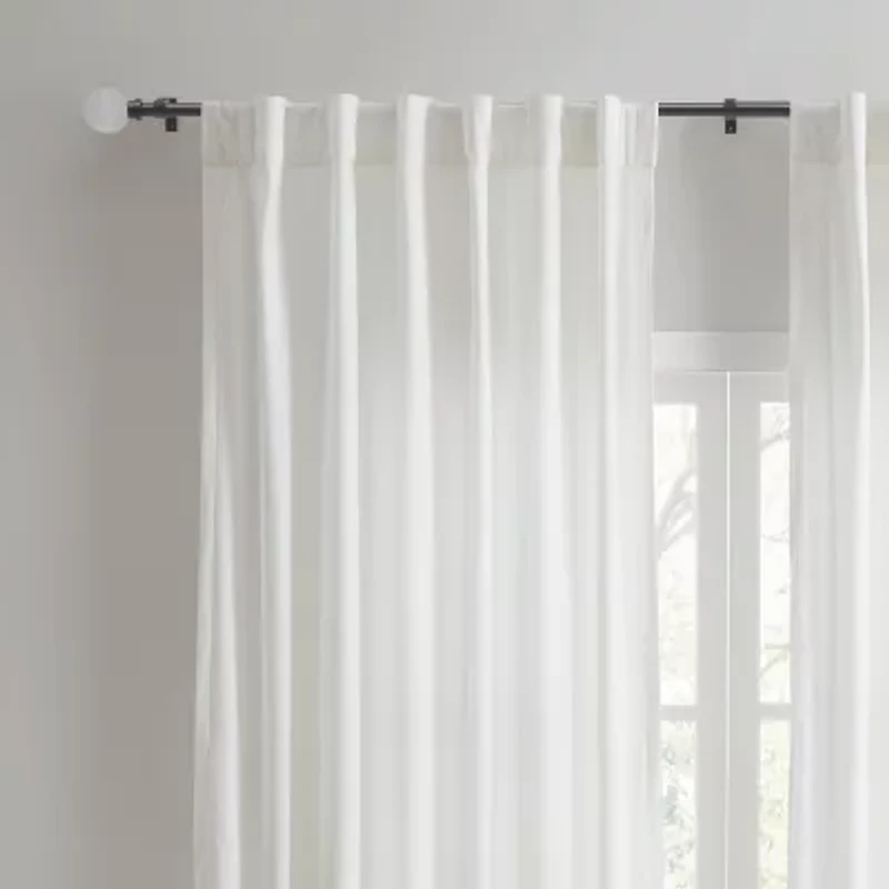 Martha Stewart Freeport 1 Adjustable Curtain Rod