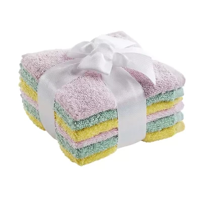 INK+IVY Kids Solid Dyed 6-pc. Washcloth Set