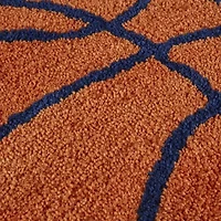 INK+IVY Kids Basketball Bath Rug
