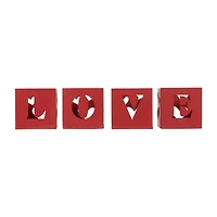Northlight Love Blocks 4-pc. Valentines Day Gnome
