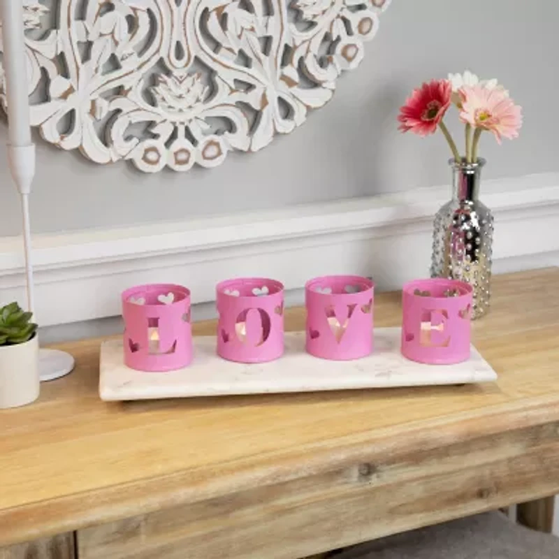Northlight Love Votive 4-pc. Valentines Day Gnome