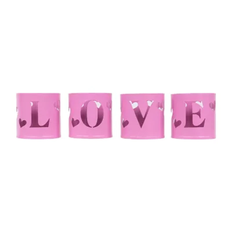 Northlight Love Votive 4-pc. Valentines Day Gnome