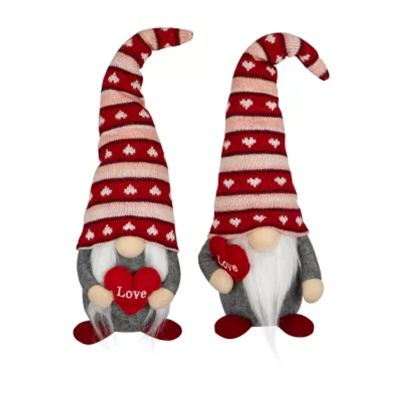 Northlight Girl And Boy Love Set 2-pc. Valentines Day Gnome