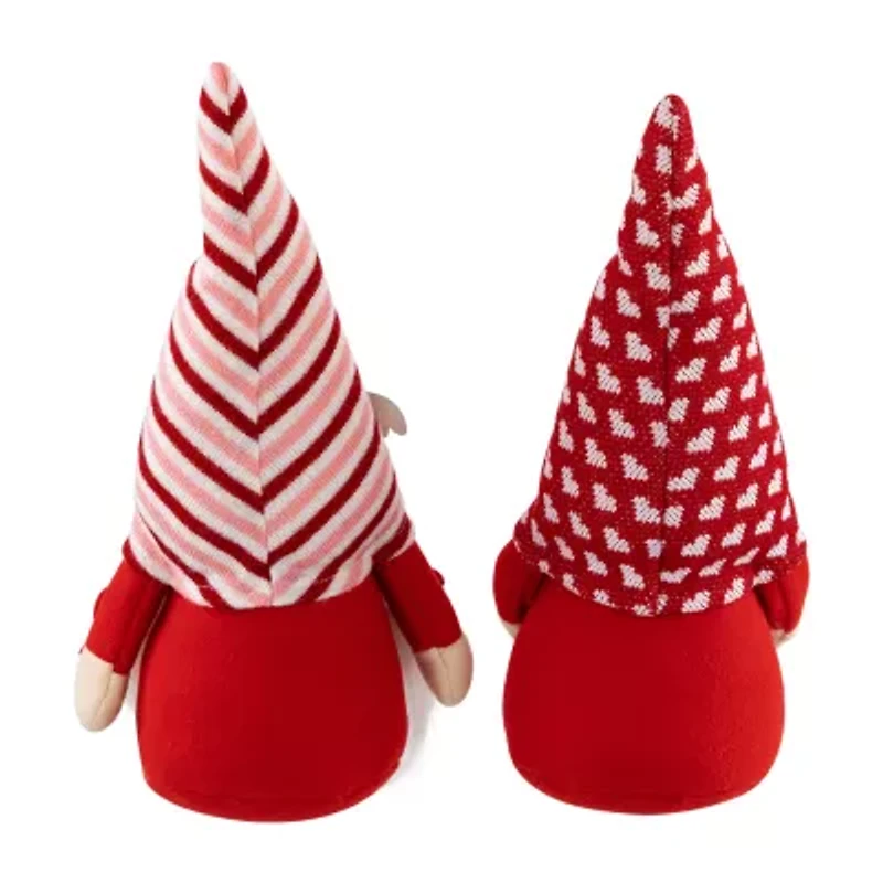 Northlight Plush I Heart U Set 2-pc. Valentines Day Gnome