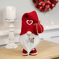 Northlight Red Bow And Arrow Valentines Day Gnome