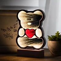Northlight 3d Teddy Bear With Heart Valentines Day Gnome
