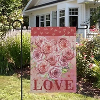 Northlight Love Rose Bouquet Garden Flag