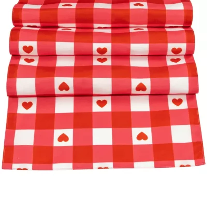 Northlight Checkered Heart Runner