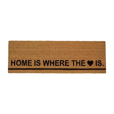 Northlight Home Is Where The Heart Is Outdoor Rectangular Doormat