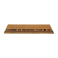 Northlight Home Is Where The Heart Is Outdoor Rectangular Doormat