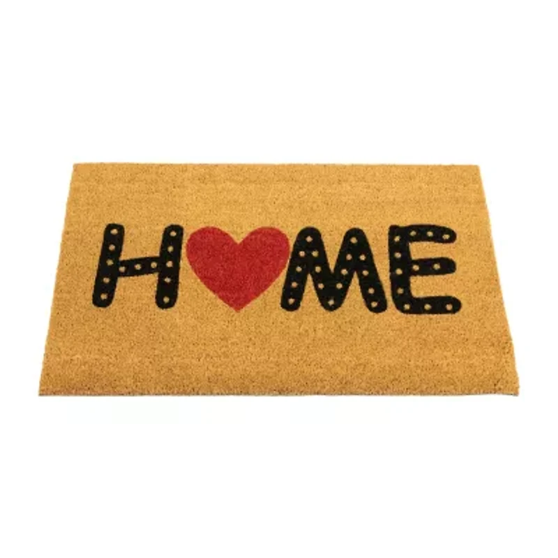 Northlight Home Heart Outdoor Rectangular Doormat