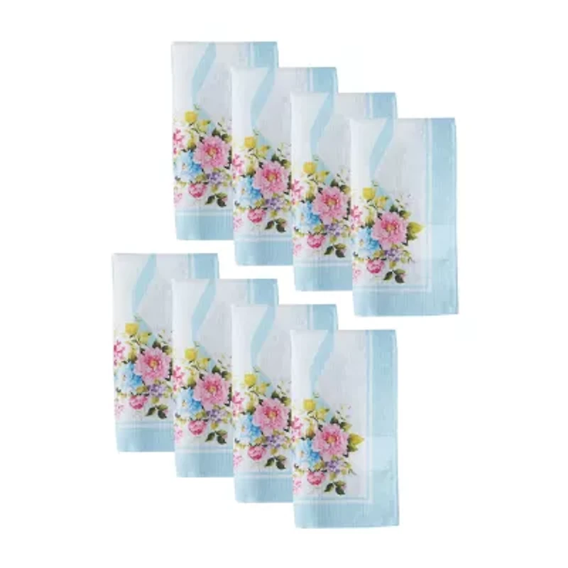 Elrene Home Fashions Rose Cottage Engineered 8-pc. Napkins