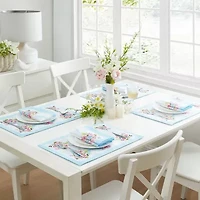 Elrene Home Fashions Rose Cottage Engineered 4-pc. Placemats