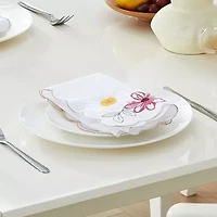Elrene Home Fashions Sunflower And Daisies Cutwork 4-pc. Napkins