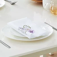 Elrene Home Fashions Spring Hydrangea Floral Cutwork 4-pc. Napkins