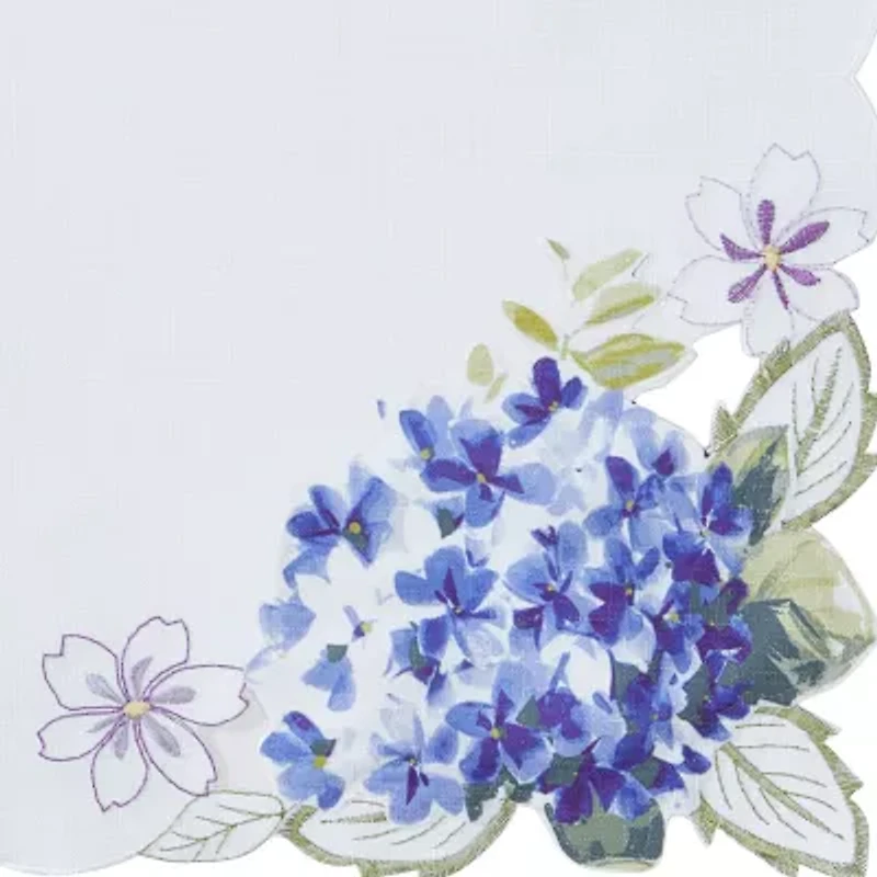 Elrene Home Fashions Spring Hydrangea Floral Cutwork 4-pc. Placemats