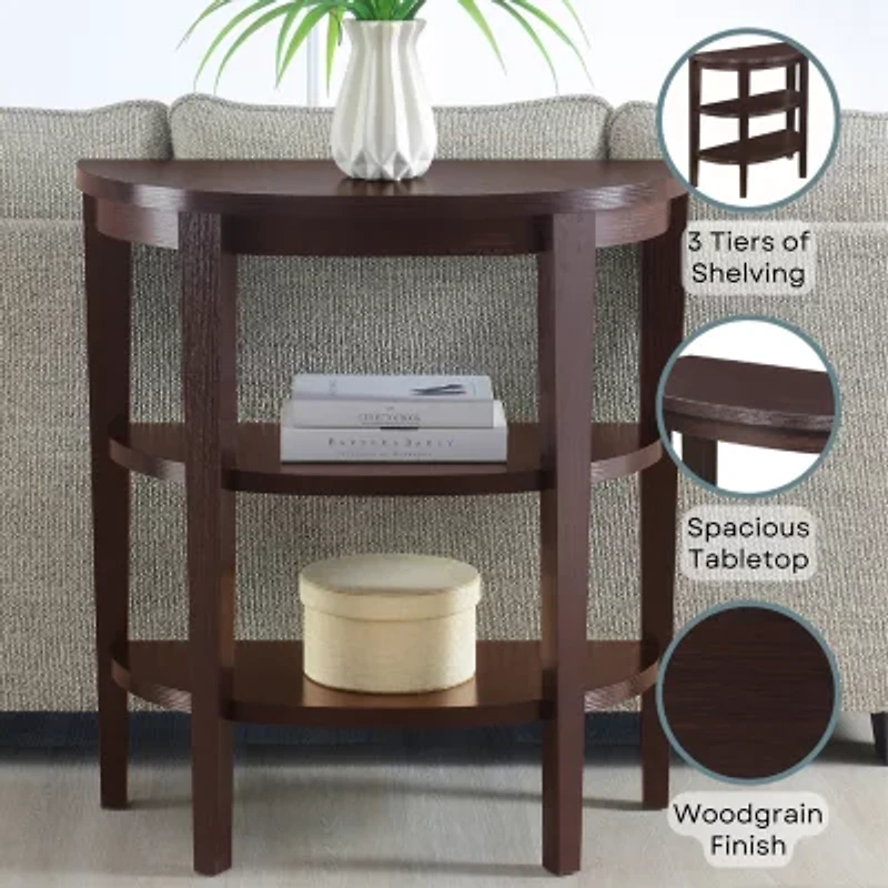 Lark 3-Shelf Console Table