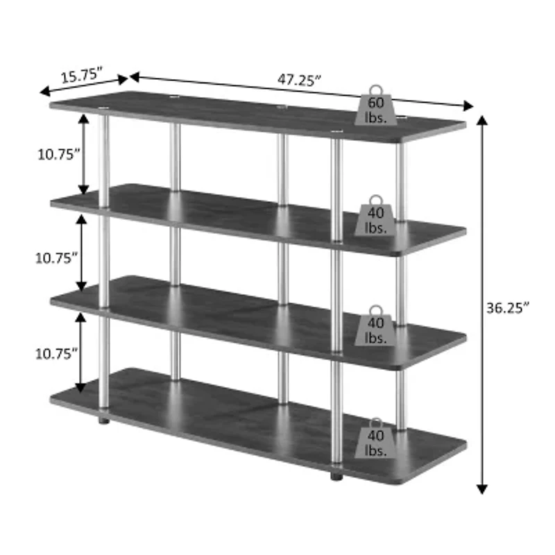 Convenience Concepts Designs 2 Go Living Room Collection TV Stand