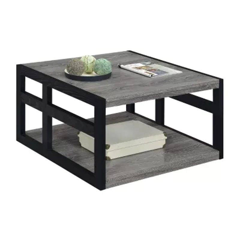 Monterey Square Coffee Table with Shelf