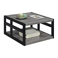 Monterey Square Coffee Table with Shelf