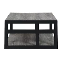 Monterey Square Coffee Table with Shelf