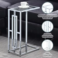 Town Living Room Collection Glass C Table