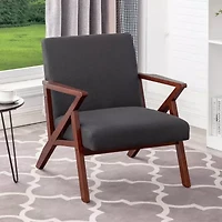 Take-A-Seat Cliff Mid-Century Modern Accent Lounge Armchair