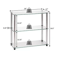 Design2go 2-Shelf Bookcase