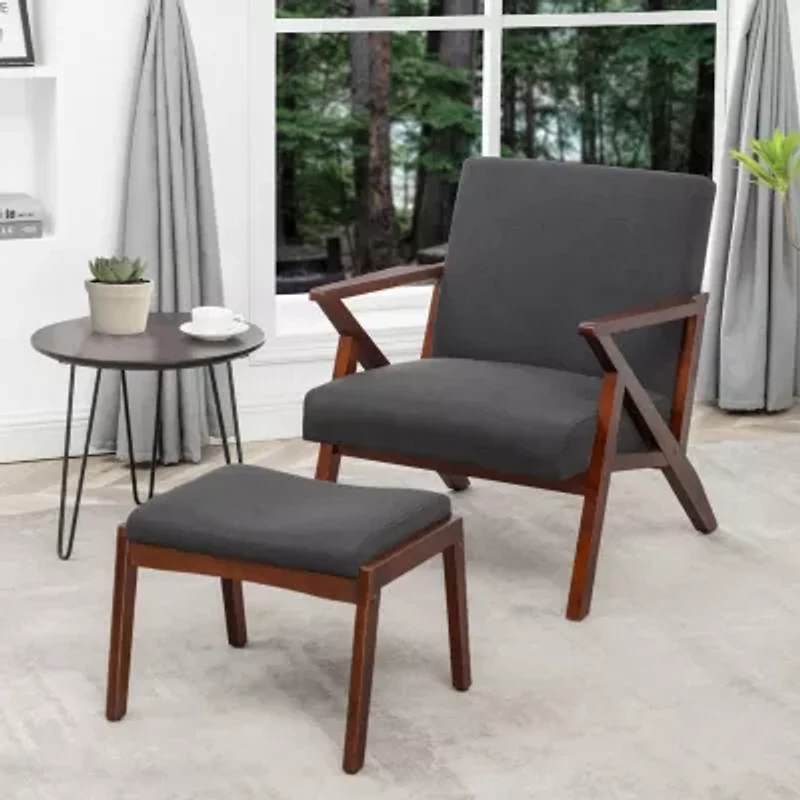 Cliff Chair & Ottoman Set
