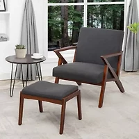 Cliff Chair & Ottoman Set