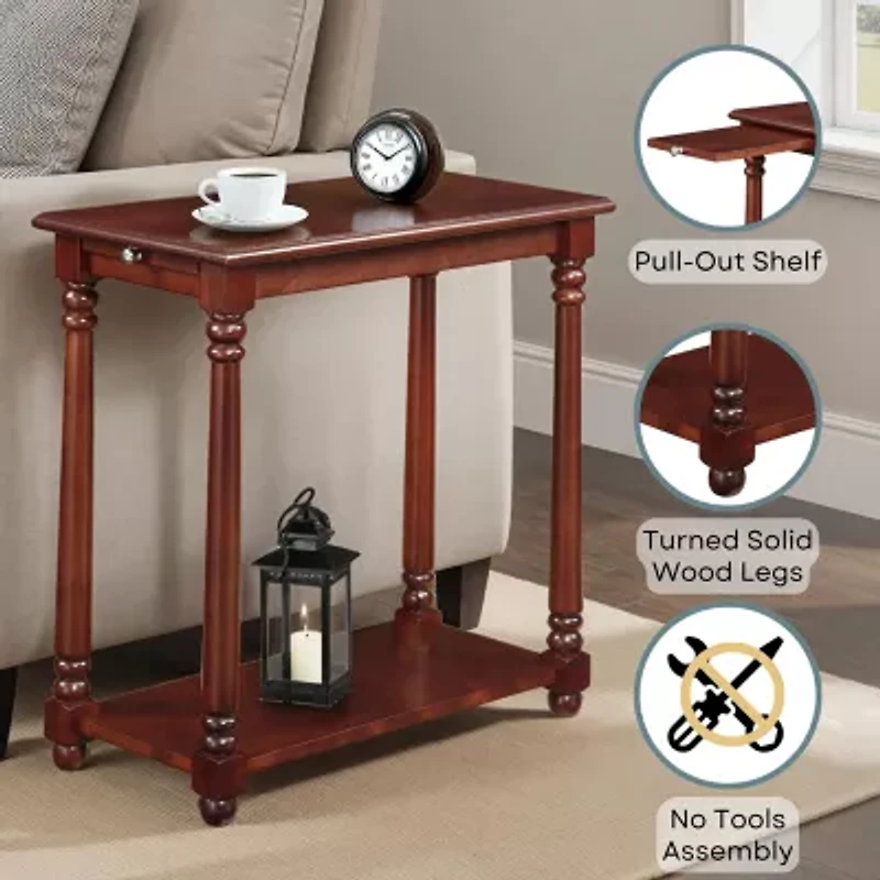 French Country Regent Chairside End Table