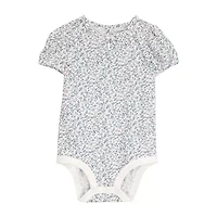 Oshkosh Baby Girls Round Neck Short Sleeve Bodysuit