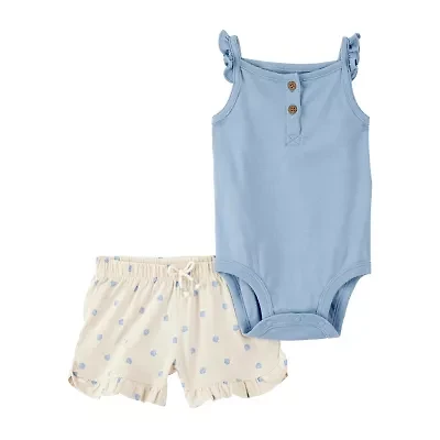 Carter's Baby Girls 2-pc. Short Set
