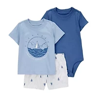 Carter's Baby Boys 3-pc. Short Set