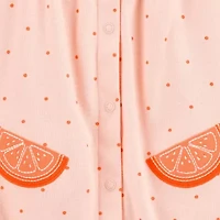 Carter's Baby Girls Short Sleeve Dots Romper