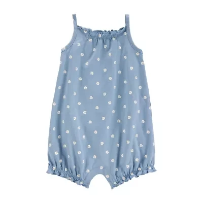 Carter's Baby Girls Sleeveless Floral Romper