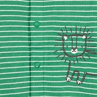 Carter's Baby Boys Short Sleeve Striped Romper