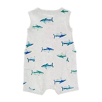 Carter's Baby Boys Sleeveless Animal Romper
