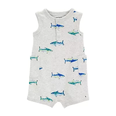 Carter's Baby Boys Sleeveless Animal Romper