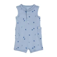 Carter's Baby Boys Sleeveless Animal Romper