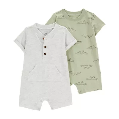 Carter's Baby Boys Short Sleeve Animal 2-pc. Romper