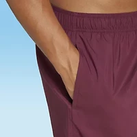 adidas Mens Drawstring Waist Lined Swim Shorts