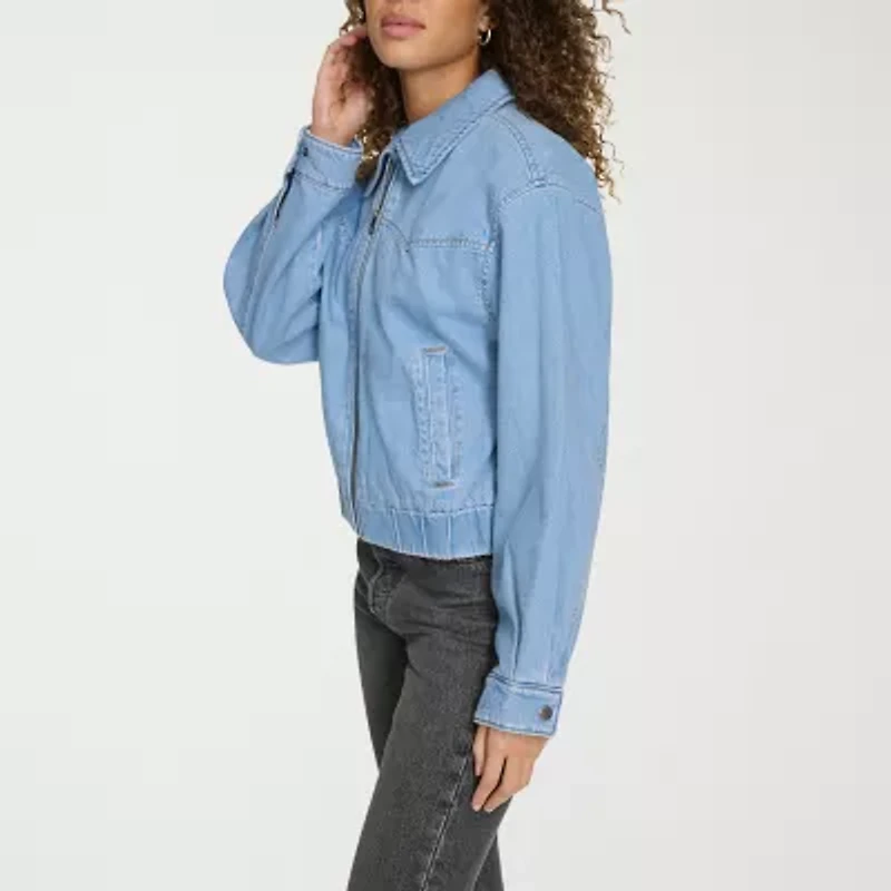 Levi's® Denim Wind Resistant Midweight Womens Bomber Jacket