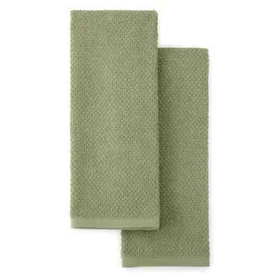 Cooks Popcorn Solid 2-pc. Kitchen Towel Set