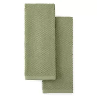 Cooks Popcorn Solid 2-pc. Kitchen Towel Set