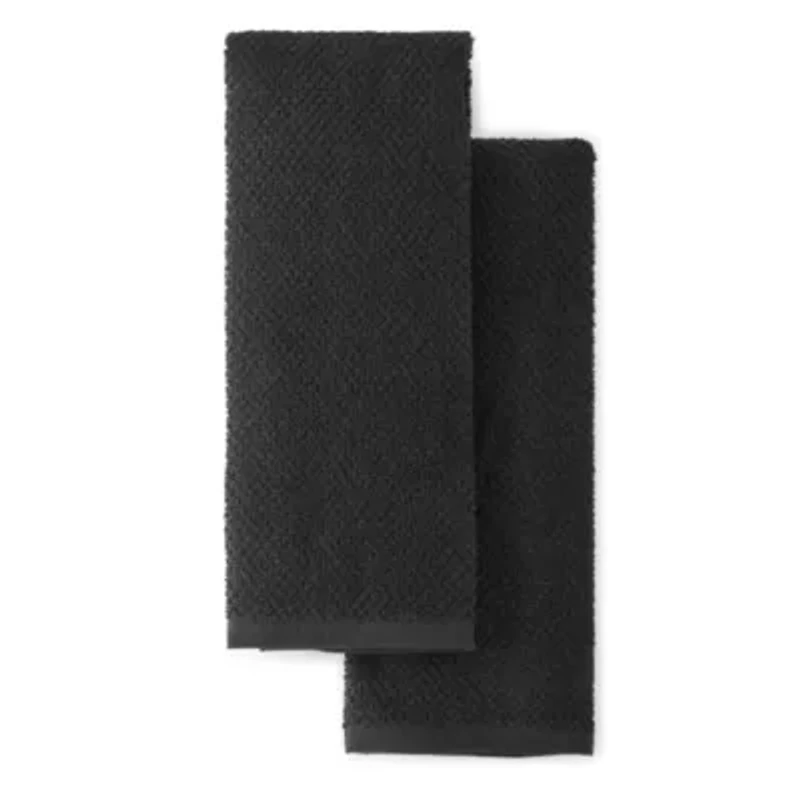 Cooks Popcorn Solid 2-pc. Kitchen Towel Set