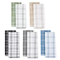 Cooks Windowpane 2-pc. Kitchen Towel Set