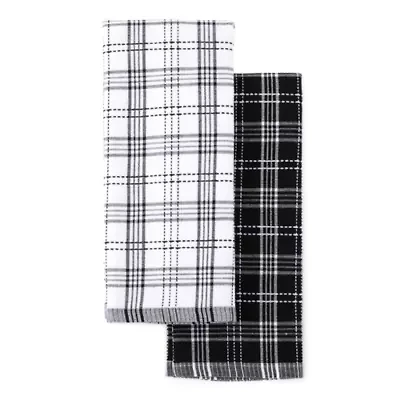 Cooks Windowpane 2-pc. Kitchen Towel Set